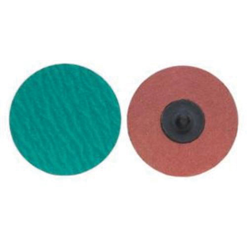 Quick-Change Cloth Disc, 1" Dia., 50 Grit, Zirconium NTL Industrial