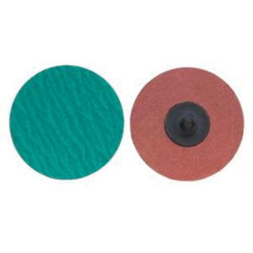 Quick-Change Cloth Disc, 1" Dia., 60 Grit, Zirconium NTL Industrial