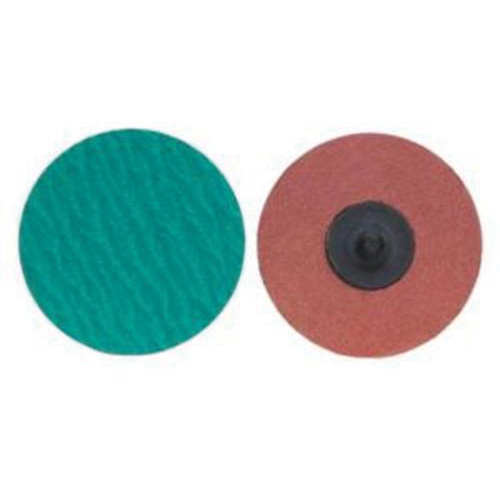 Quick-Change Cloth Disc, 1" Dia., 80 Grit, Zirconium NTL Industrial