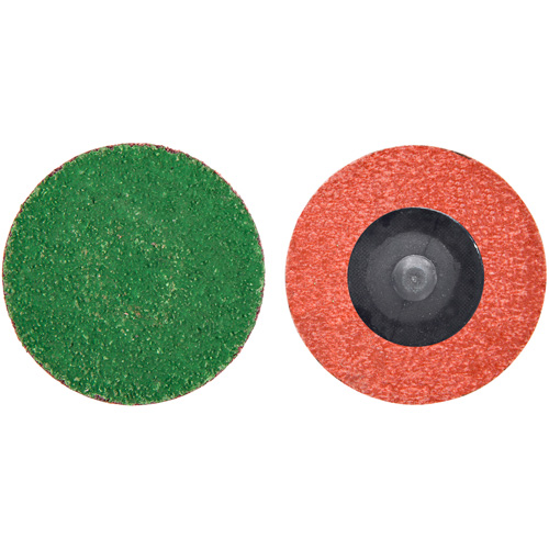 Zirc Plus Quick-Change Cloth Disc, 2" Dia., 120 Grit, Zirconia Alumina NTL Industrial