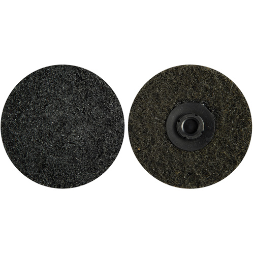 Disques non tiss&eacute;s &agrave; changement rapide, 3" dia., Grain Extra grossier, Oxyde d'aluminium NTL Industrial