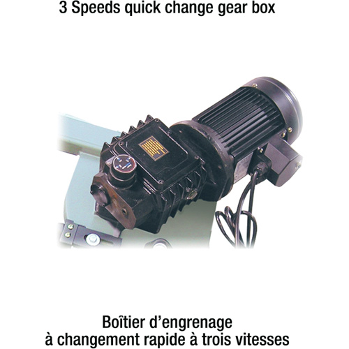 Scies &agrave; ruban pour le m&eacute;tal avec Geardrive, Horizontal/Vertical, Capacit&eacute; de coupe Rond 7" et 7" x 12" rectangulaire NTL Industrial