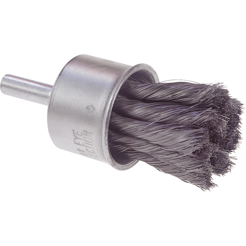 Brosses mont&eacute;es &agrave; fils nou&eacute;s, 3/4" dia., dia. Des fils 0.014, Tige 1/4" NTL Industrial