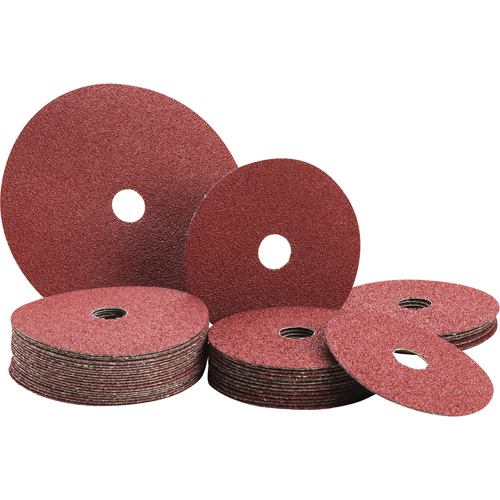 Disques en fibre, C&eacute;ramique, 36, 5" Dia x 7/8" Arbre NTL Industrial