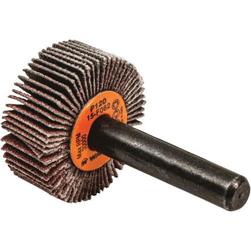 Flap Wheels-Coolcut Flap Wheels, Aluminum Oxide, 120 Grit, 1" x 3/8" x 1/4" NTL Industrial