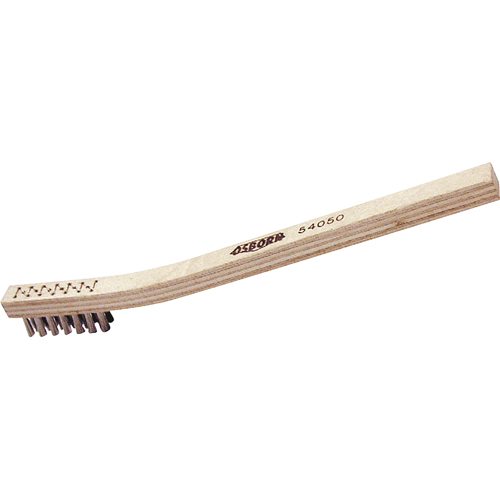 Small Cleaning Scratch Brush, Stainless Steel, 3" x 7" Wire Rows, 7-1/2" Long NTL Industrial