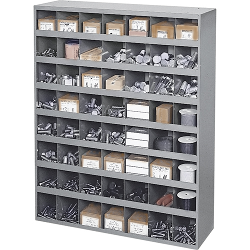 Armoires pour bacs de rangement en acier, 33-3/4" la x 12" p x 42" h, Gris NTL Industrial