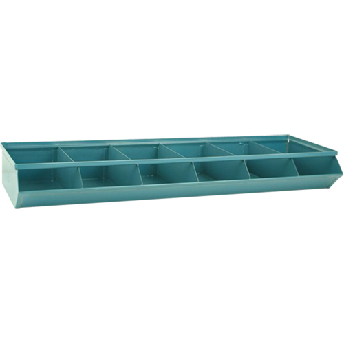 Bacs sectionnels superposables, Cap. 100 lb, 37" la x 12" p x 4-1/2" h, Bleu NTL Industrial