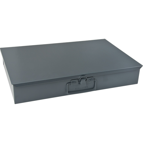 Compartment Steel Scoop Boxes , 18.34" W x 12.16" D x 3.16" H, 6 Horizontal Compartments NTL Industrial