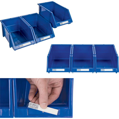 Stack & Hang Bin, 5-7/8" W x 4-11/16" H x 9-13/16" D, Blue NTL Industrial