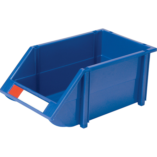 Stack & Hang Bin, 8-3/16" W x 6-3/16" H x 14" D, Blue NTL Industrial