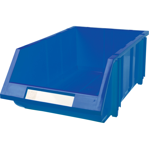 Stack & Hang Bin, 11-13/16" W x 7" H x 17-11/16" D, Blue NTL Industrial