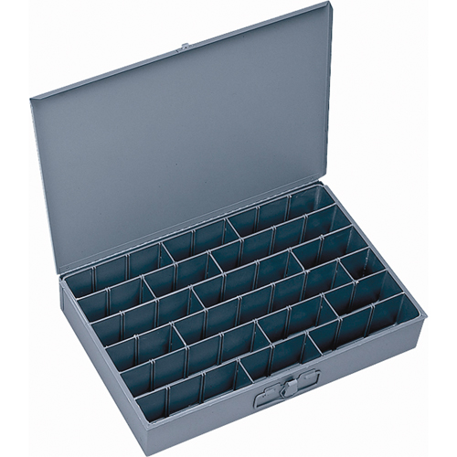 Compartment Scoop Boxes, 12" W x 18" D x 3" H, 17 Compartments NTL Industrial