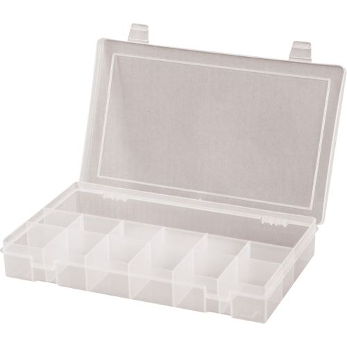 Compact Compartment Cases, 6.75" W x 11" D x 1.75" H, 13 Compartments NTL Industrial