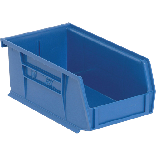 Ultra Stack & Hang Bin, 4-1/8" W x 3" H x 7-3/8" D, Blue NTL Industrial