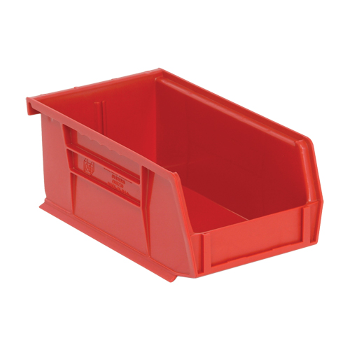 Ultra Stack & Hang Bin, 4-1/8" W x 3" H x 7-3/8" D, Red NTL Industrial