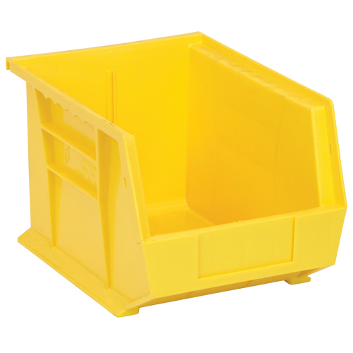 Ultra Stack & Hang Bin, 8-1/4" W x 7" H x 10-3/4" D, Yellow NTL Industrial