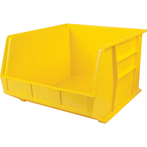 Ultra Stack & Hang Bin, 16-1/2" W x 11" H x 18" D, Yellow NTL Industrial