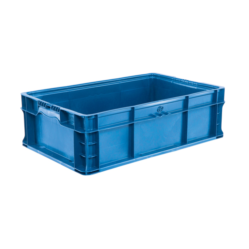 StakPak Plus 4845 System Containers, 15" W x 24" D x 7.5" H, Royal Blue NTL Industrial
