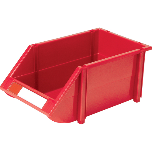 Bac empilable & &agrave; suspendre, 8-3/16" la, 6-3/16" h x 14" p, Rouge NTL Industrial
