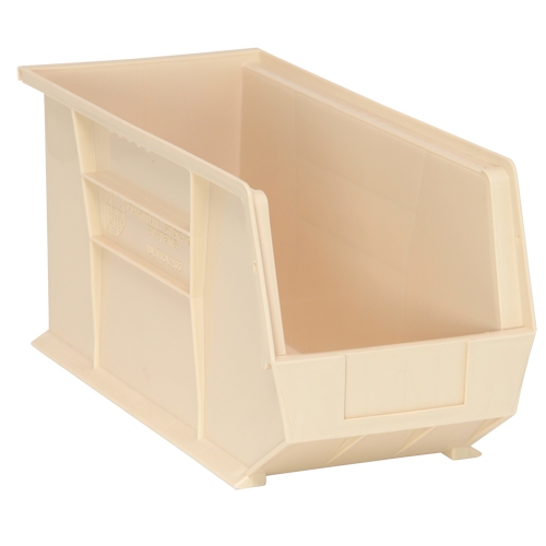 Ultra Stack & Hang Bin, 8-1/4" W x 9" H x 18" D, Ivory NTL Industrial