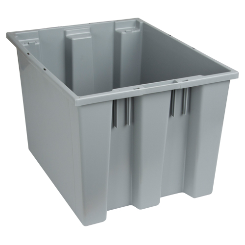 Contenants Stack & Nest, 13" x 19,5" x 15,5", Gris NTL Industrial