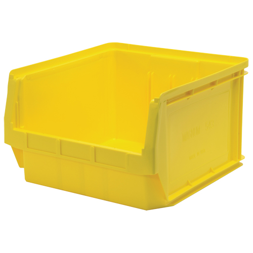 Contenants g&eacute;ants empilables, 18,375" la x 19,75" p x 11,875" h, Jaune NTL Industrial