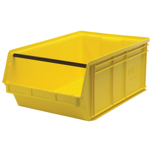 Giant Stacking Containers, 18.375" W x 29" D x 11.875" H, Yellow NTL Industrial