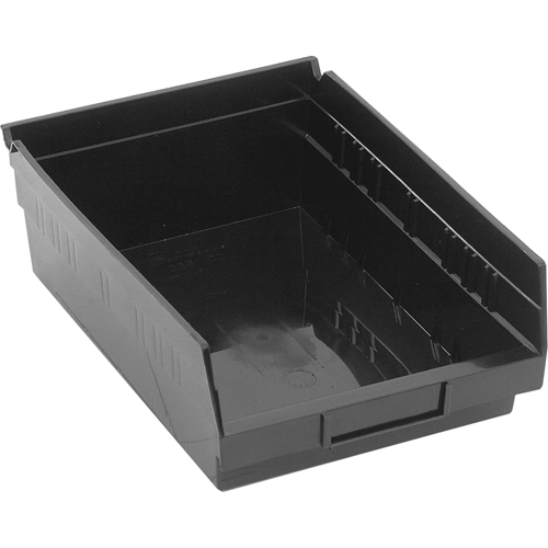 Bacs pour tablette, 8-3/8" la x 4" H x 11-5/8" p, Noir, Capacit&eacute; 30 lb NTL Industrial
