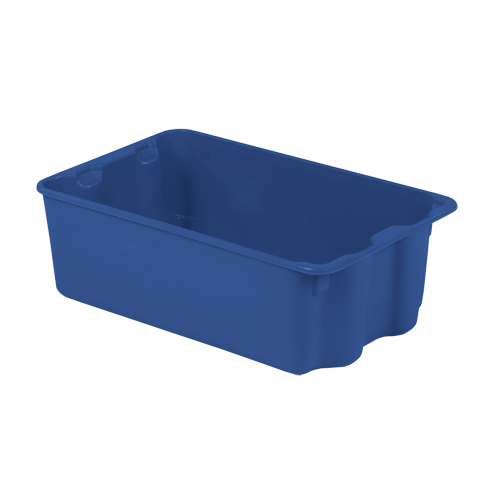 Contenants Stack-N-Nest Polylewton, 7,9" x 24" x 14,1", Bleu NTL Industrial