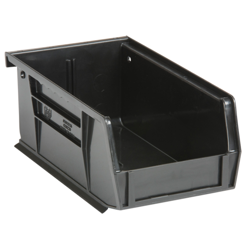 Ultra Stack & Hang Bin, 4-1/8" W x 3" H x 7-3/8" D, Black NTL Industrial