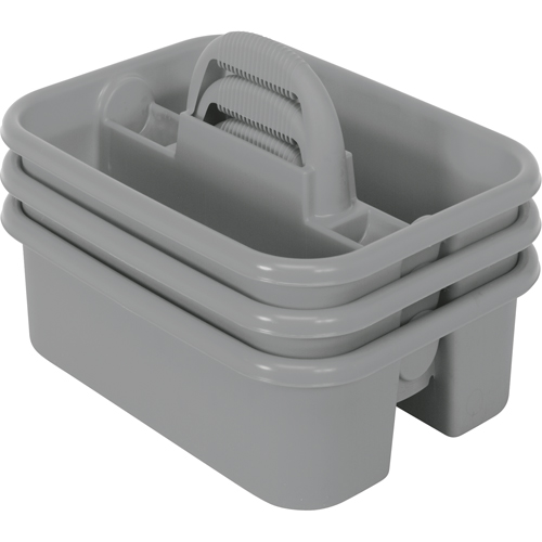 Supply Caddy, 8-3/4" x 13-3/8" x 13-3/8", Grey NTL Industrial