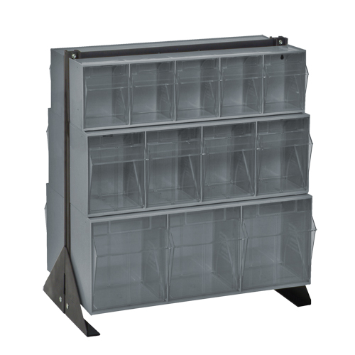 Support pour bacs basculants, 23-5/8" la x 16" p x 28" h, 24 tiroirs NTL Industrial