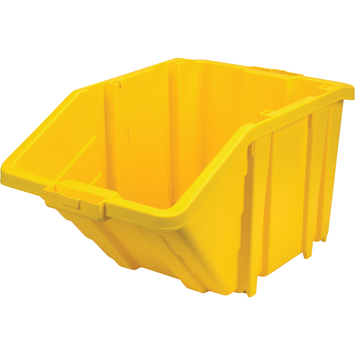 Bac g&eacute;ant en plastique, 15-1/2" la x 13" H x 25" p, Jaune, Capacit&eacute; 200 lb NTL Industrial