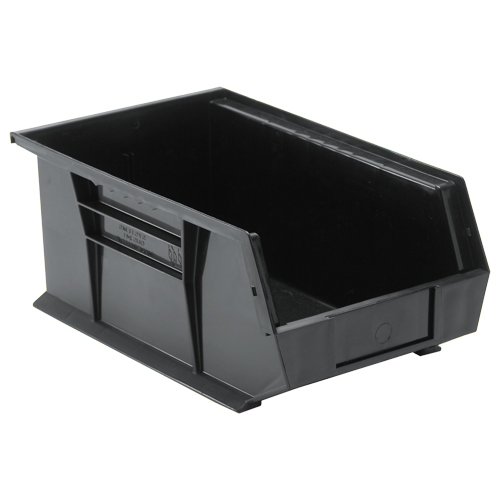 Ultra Stack & Hang Bin, 8-1/4" W x 6" H x 13-5/8" D, Black NTL Industrial