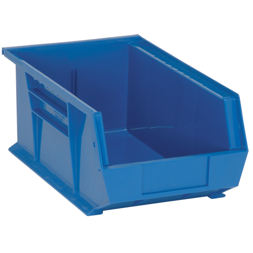 Ultra Stack & Hang Bin, 8-1/4" W x 6" H x 13-5/8" D, Blue NTL Industrial