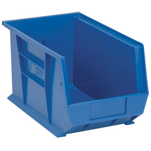 Ultra Stack & Hang Bin, 8-1/4" W x 8" H x 13-5/8" D, Blue NTL Industrial