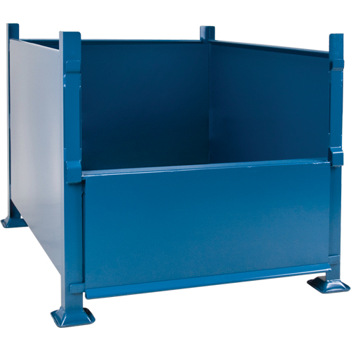 Bulk Stacking Containers, 30" H x 34.5" W x 40.5" D, 3500 lbs. Capacity NTL Industrial