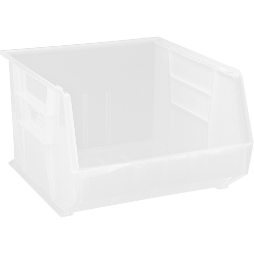 Bac transparent ultra empilable & suspendable, 16-1/2" la, 11" h x 18" p, Transparent NTL Industrial