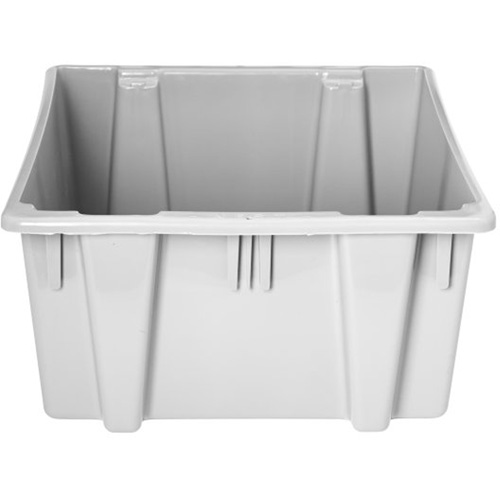 Caisse-palette empilable et emboîtable, 13" x 15,5" x 19,5", Gris NTL Industrial