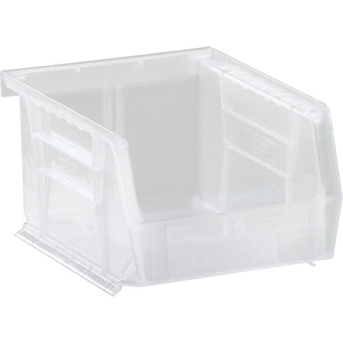 Clear-View Ultra Stack & Hang Bin, 4-1/8" W x 3" H x 5-3/8" D, Clear NTL Industrial