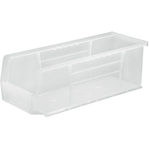 Clear-View Ultra Stack & Hang Bin, 5-1/2" W x 5" H x 14-3/4" D, Clear NTL Industrial