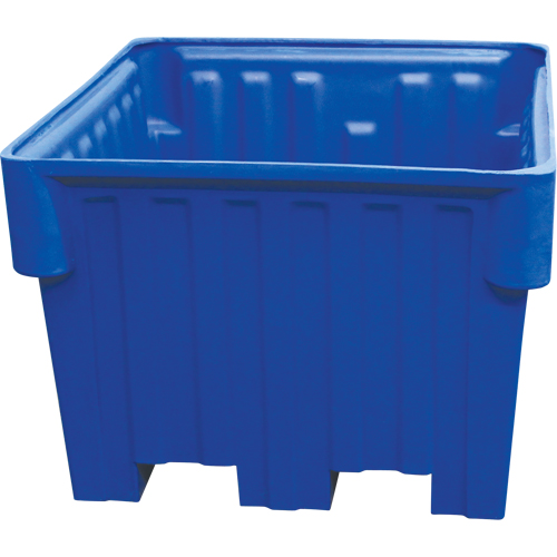 Nesting Forklift Bin, 42" W x 48" D x 30" H, Blue NTL Industrial