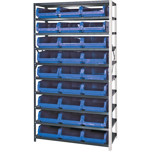 &eacute;l&eacute;ment de rayonnage avec bacs empilables, Acier, Bac Magnum, Capacit&eacute; 650 lb, 42" la x 76" h NTL Industrial