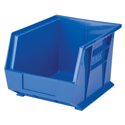 Stack & Hang Bin, 8-1/4" W x 7" H x 10-3/4" D, Blue NTL Industrial