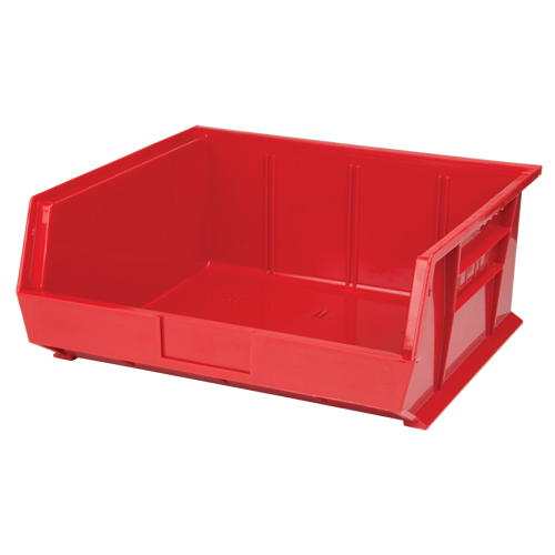 Bac empilable & &agrave; suspendre, 16-1/2" la, 7" h x 14-3/4" p, Rouge NTL Industrial