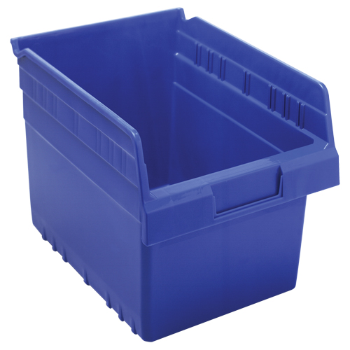 Bacs pour &eacute;tag&egrave;re Store-Max, 8-3/8" la x 8" H x 11-5/8" p, Bleu, Capacit&eacute; 44 lb NTL Industrial