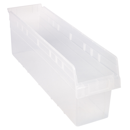 Bacs pour &eacute;tag&egrave;re Store-Max, 6-5/8" la x 8" H x 23-5/8" p, Transparent, Capacit&eacute; 68 lb NTL Industrial