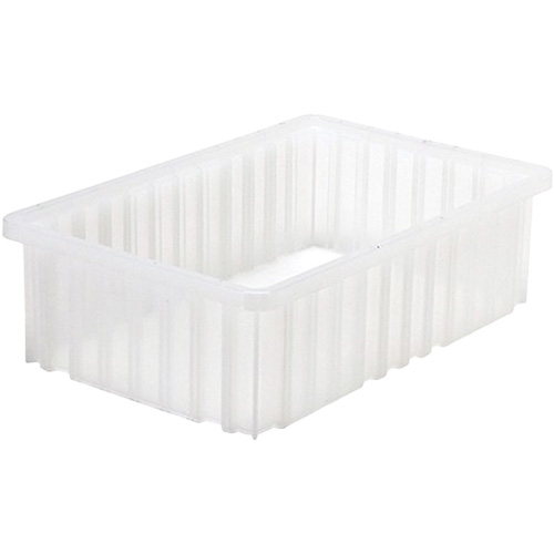 Divider Box&reg; Container, Plastic, 16.5" W x 10.875" D x 5" H, Grey NTL Industrial