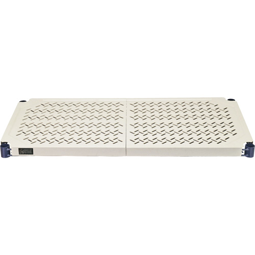 &eacute;tag&egrave;re en fils m&eacute;talliques avec tablettes en plastique, Cadre en fils m&eacute;talliques avec tablettes en plastique, Sans boulons, Capacit&eacute; 600 lb, 30" la x 72" h x 18" p NTL Industrial